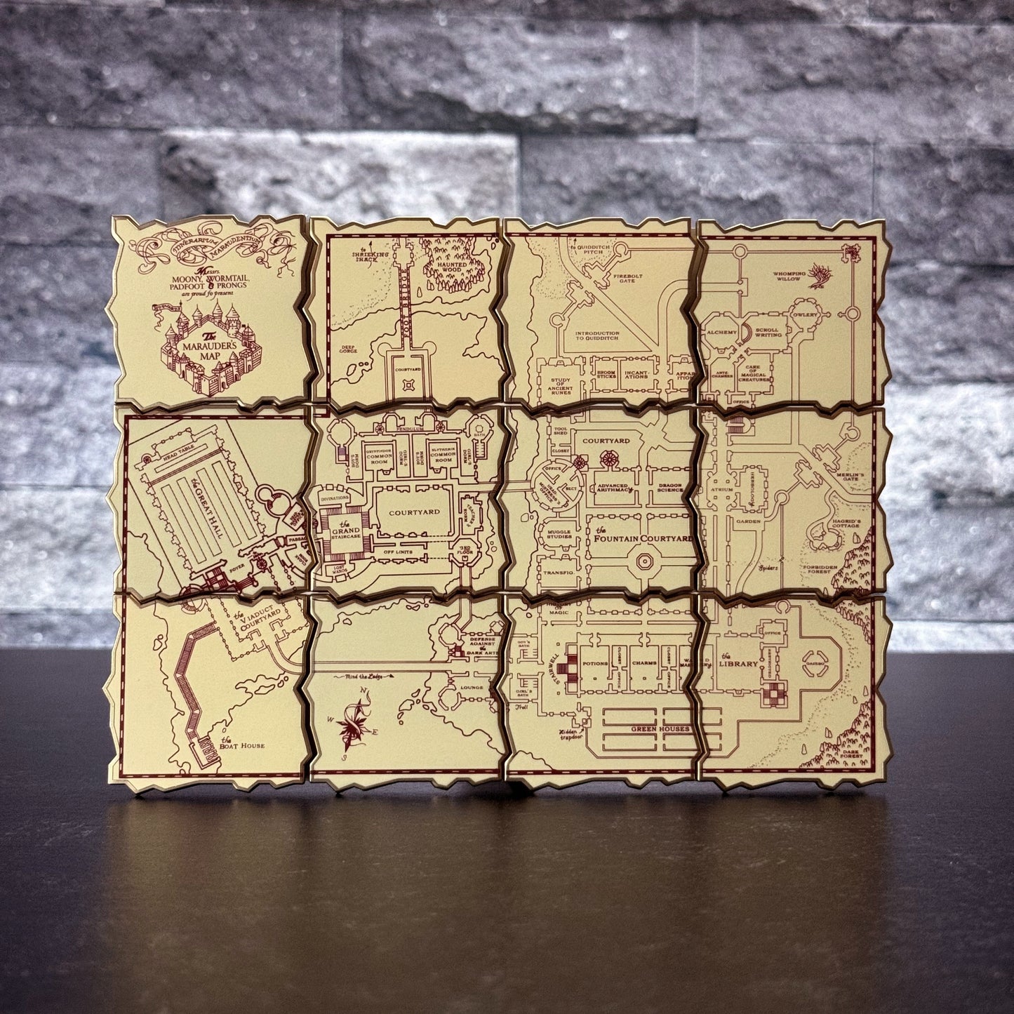 Map Puzzle (Full Set + Magnets + Secret)