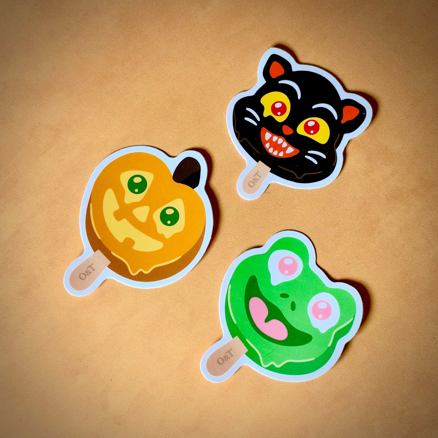 Spooky Popsicle Sticker