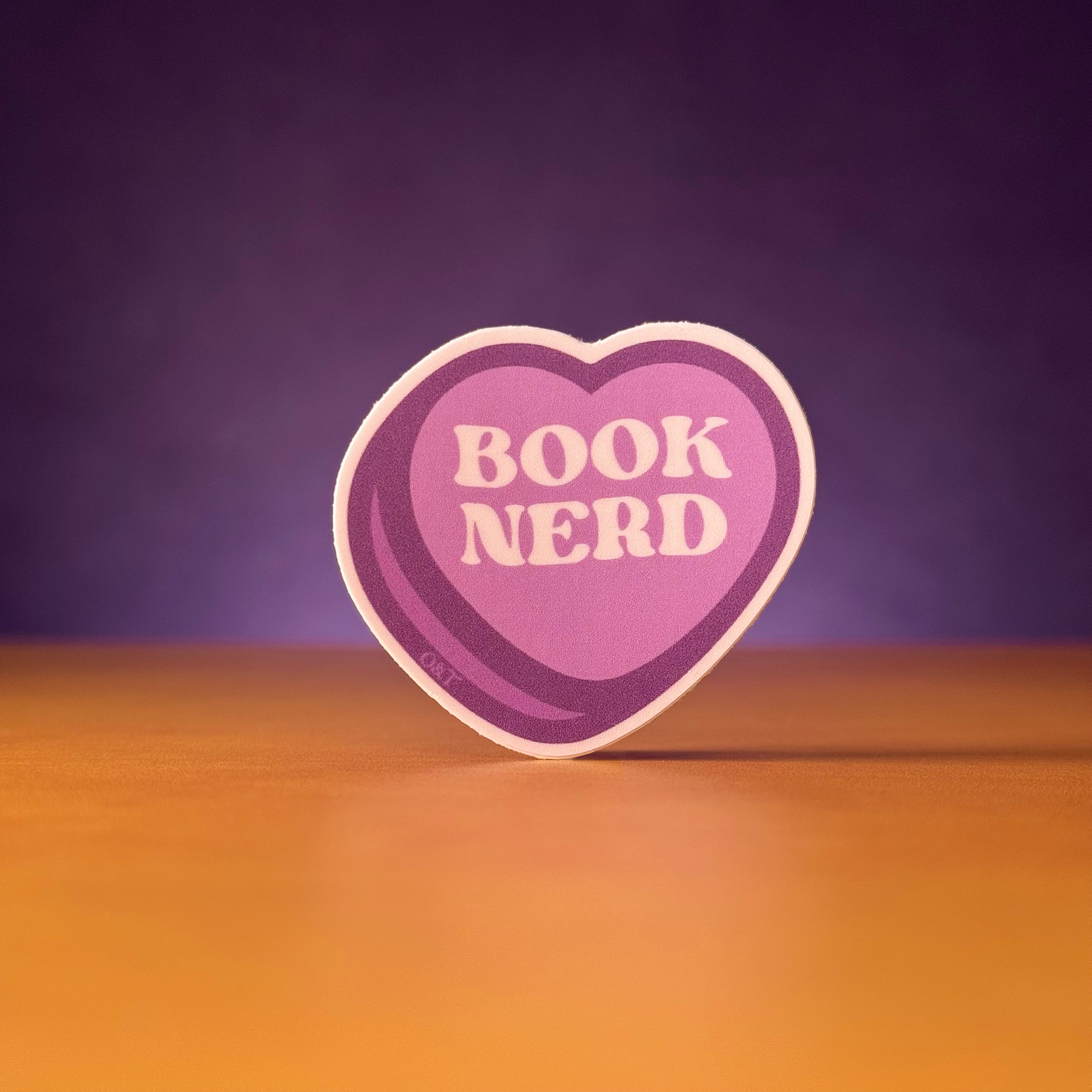 Book Nerd Sticker – Oddment & Tweak