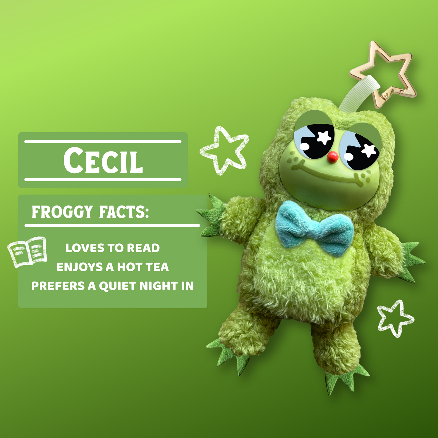 Frog Friends Plush Charms