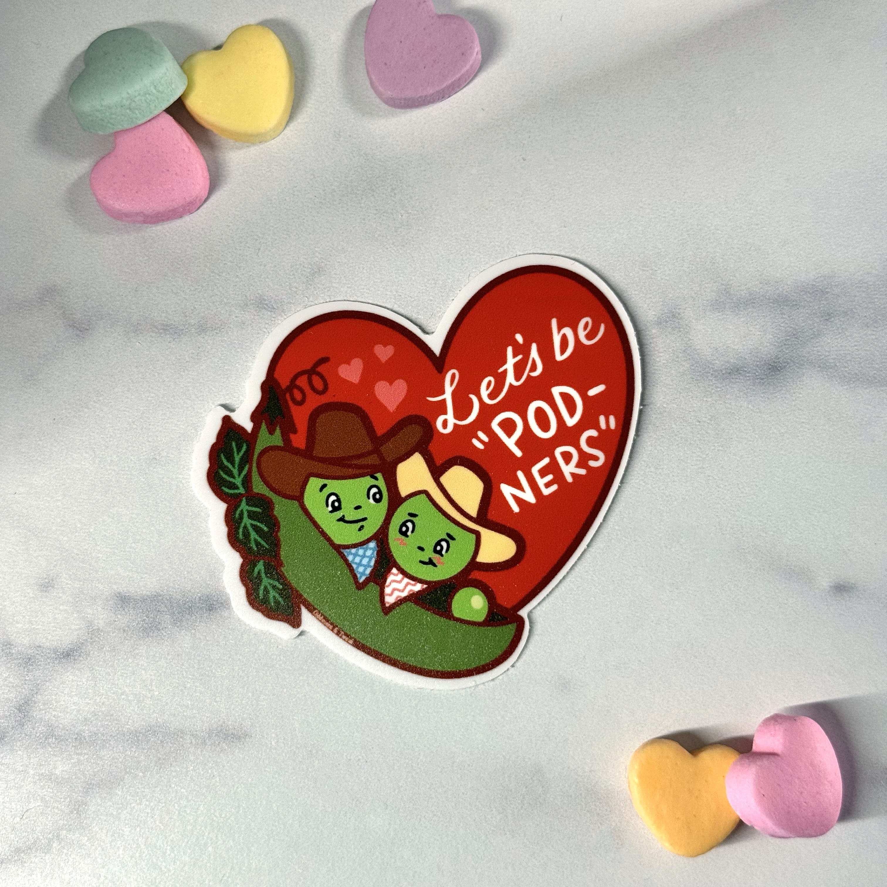 Let's Be Pod-ners Sticker – Oddment & Tweak