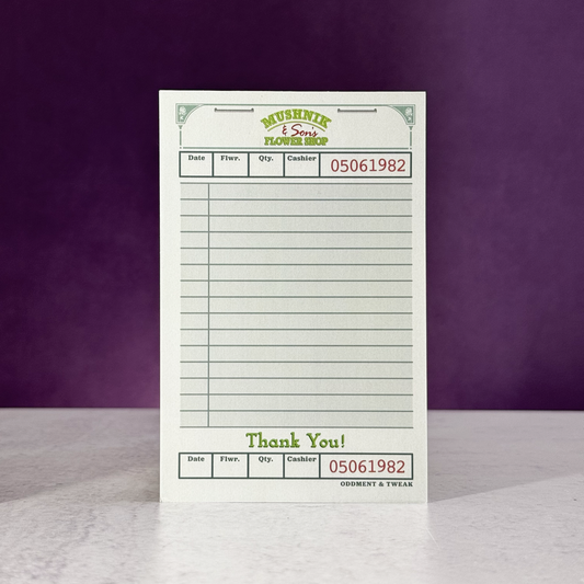 Broadway Flower Shop Notepad