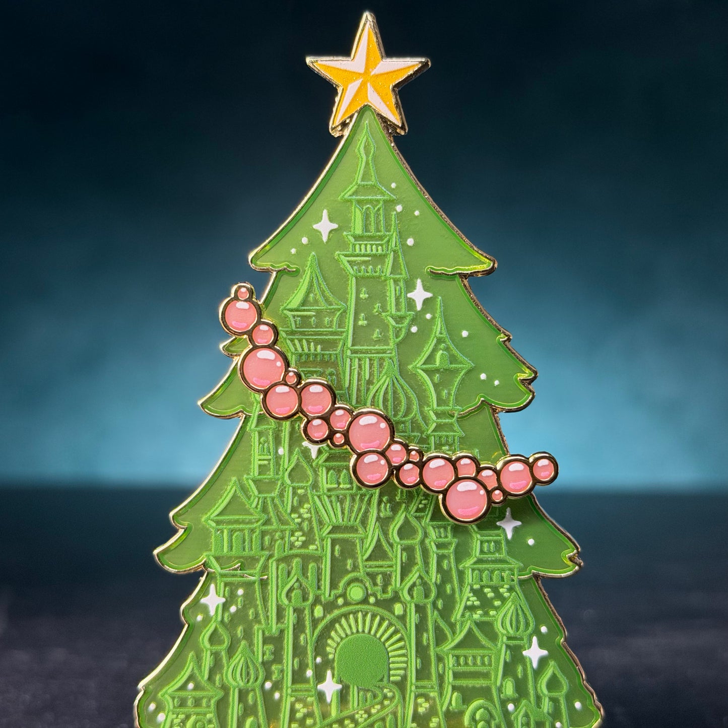 Pink Bubble Garland Magnet