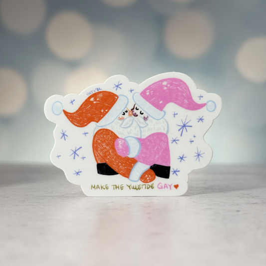 Gay Santas Sticker